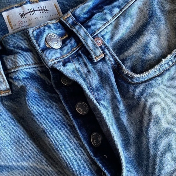 NWOT Free People Stella High Rise Raw Hem Skinny Jeans - Picture 8 of 10